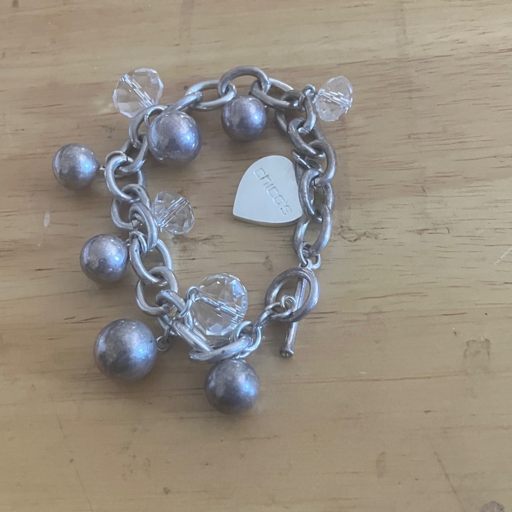 Silver Charm Bracelet Chicos